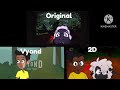 Wooly stands up for himself original vs vyond vs 2D