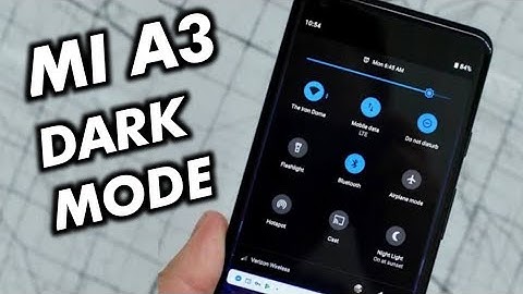 Best dark mode for mi a3 | mi a3 dark mode enable