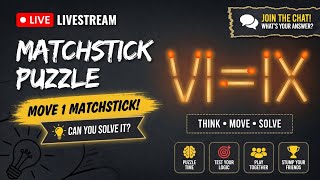 Can You Solve It | 99% Fail This Riddle|Live Puzzle Challenge🧩|Only Geniuses Can Solve This Puzzle