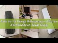 Avis sur la Fenge Réhausseur d'Écran d'Ordinateur, Dual Support de Moniteur Portable, Pour 2 Moniteu
