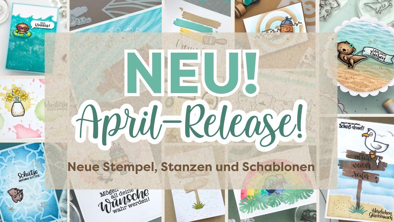 Neue Stempel, Stanzen und Schablonen -  Das Create A Smile April Release