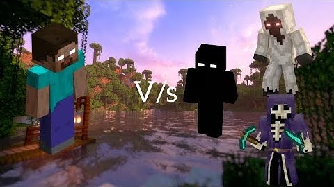 Herobrine Vs All Entities and Mobs | Crazy Minecraft Battle ⚔️  