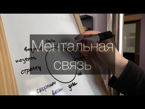 С кем у вас ментальная связь? Все просто