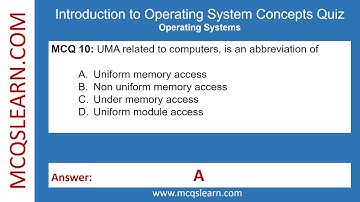 Introduction to Operating Systems Quiz - OS Questions Answers PDF - Class 12-9 OS Quiz - Ch 4 Notes