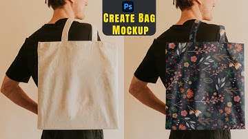 Photoshop 2025 Tutorials - How To Create Bag Mockup