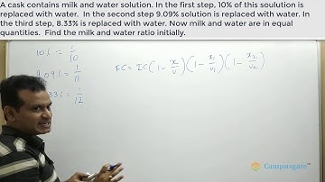 Mixtures and replacement question when replacement quantities are different in each step