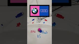 Bmw vs Audi🔥😱!Best car? #car #football #animation #duel