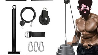 Unboxing Alat Olaharaga Gym Katrol Fitness Gym /Pulley Cable System Machine Set
