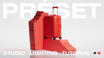 Studio Lighting in Cinema 4D & Redshift | PRÉSET Tutorial