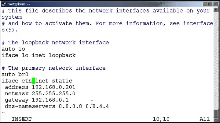 Ubuntu Server Configuring a Bridge