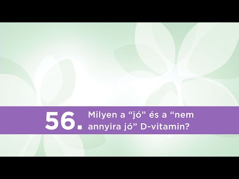 Videó: Mi a jó D-vitamint szedni?