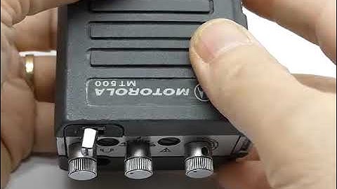Testing the sound module in a Motorola MT500 Radio