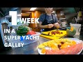 1 Week in Super Yacht Galley  - Sole Chef, No Guests