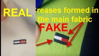 tommy hilfiger original vs fake t shirt