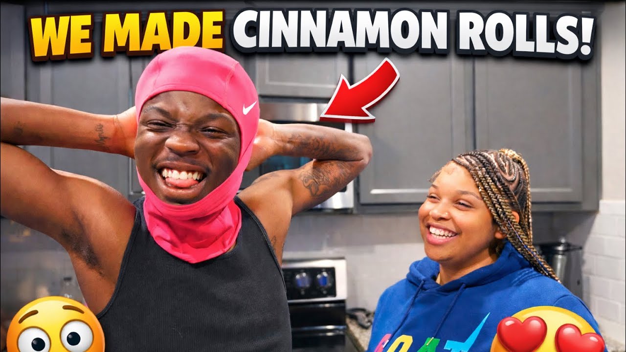 SHE BURNT THE CINNAMON ROLLS!Baking baked