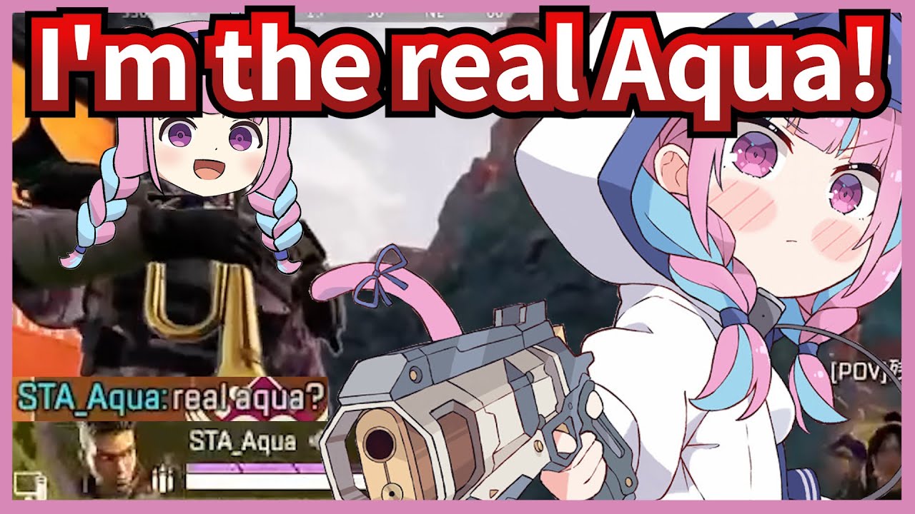 Imposter Aqua Trolled Aqua Into Destroying The Lobby - Champions Highlights 【Hololive / Eng Sub】
