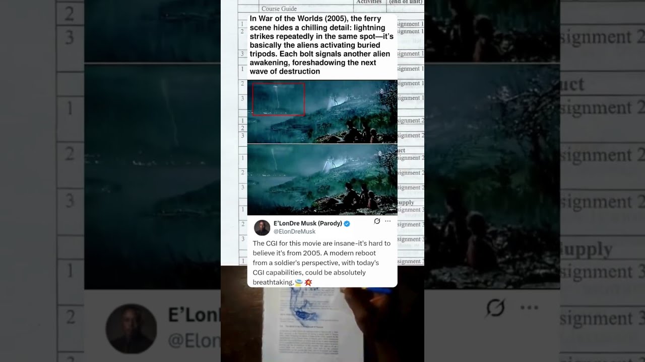 In War Of The Worlds 2005 Ferry Scene Hides A Chilling Detail Lightning Strikes Repeatedly