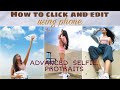 SELF PORTRAIT Photography using phone with sky and how to edit | Advanced selfie ideas at home