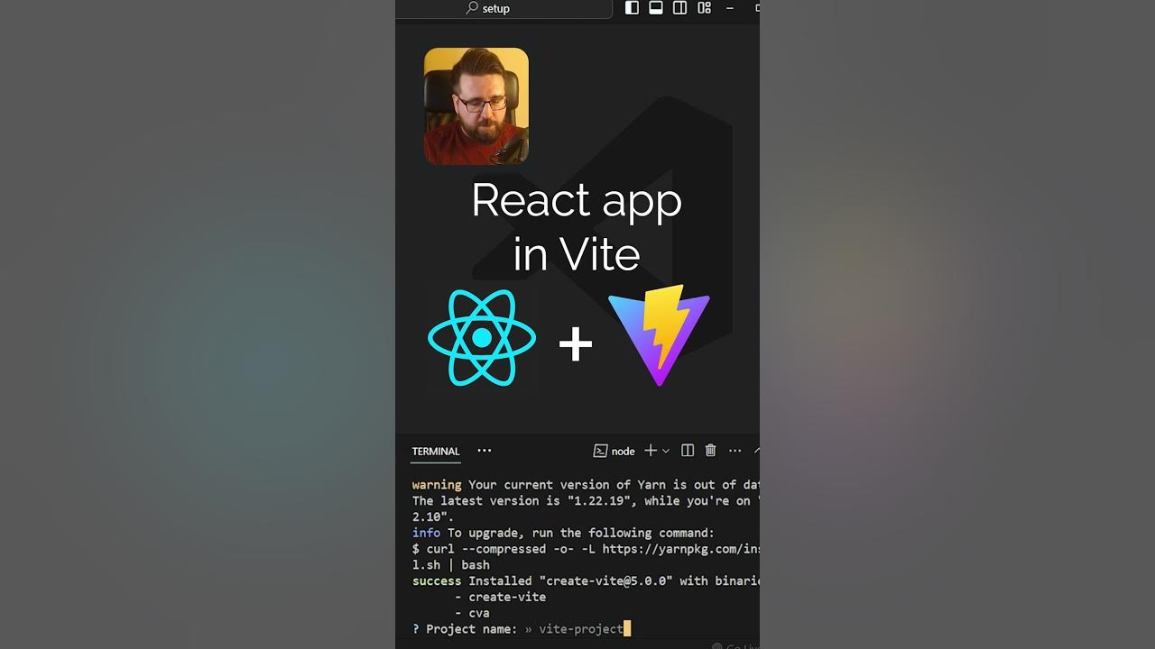 How to Create a React App with Vite (without create-react-app) - YouTube