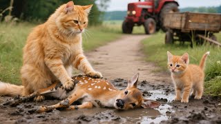 Download Lagu Mama Cat and Kitten Rescue a Fawn Stuck in the Mud 🦌 Cute Cat | Funny Cat 💖🌿 #cat #kitten MP3 Download Lagu Mama Cat and Kitten Rescue a Fawn Stuck in the Mud 🦌 Cute Cat | Funny Cat 💖🌿 #cat #kitten MP3