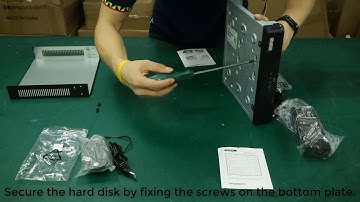 How to install hard disk in UNV 301 NVR？
