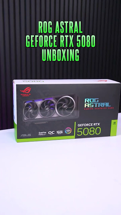 Unboxing the ROG ASTRAL RTX 5080 #shorts