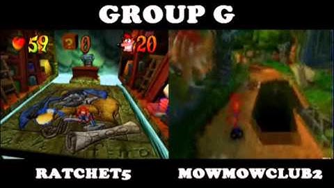 IAS5 Round 1 Group G - Ratchet5 vs MowMowClub2 - Crash 2 race to get 7 gems [2/2]