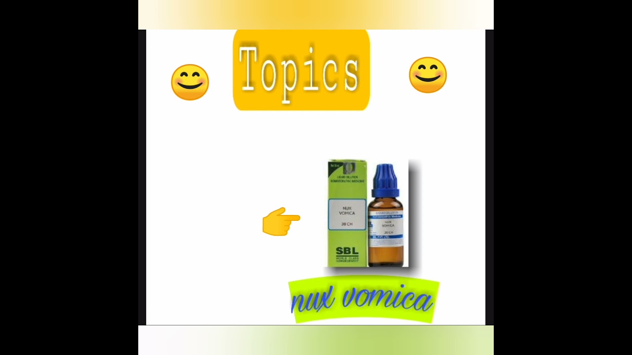 Homeopathic medicine | nux vomica | polychrest ramedy | poison nut