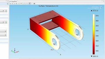 Adding Thermal Stress to a Structural Mechanics Model Tutorial