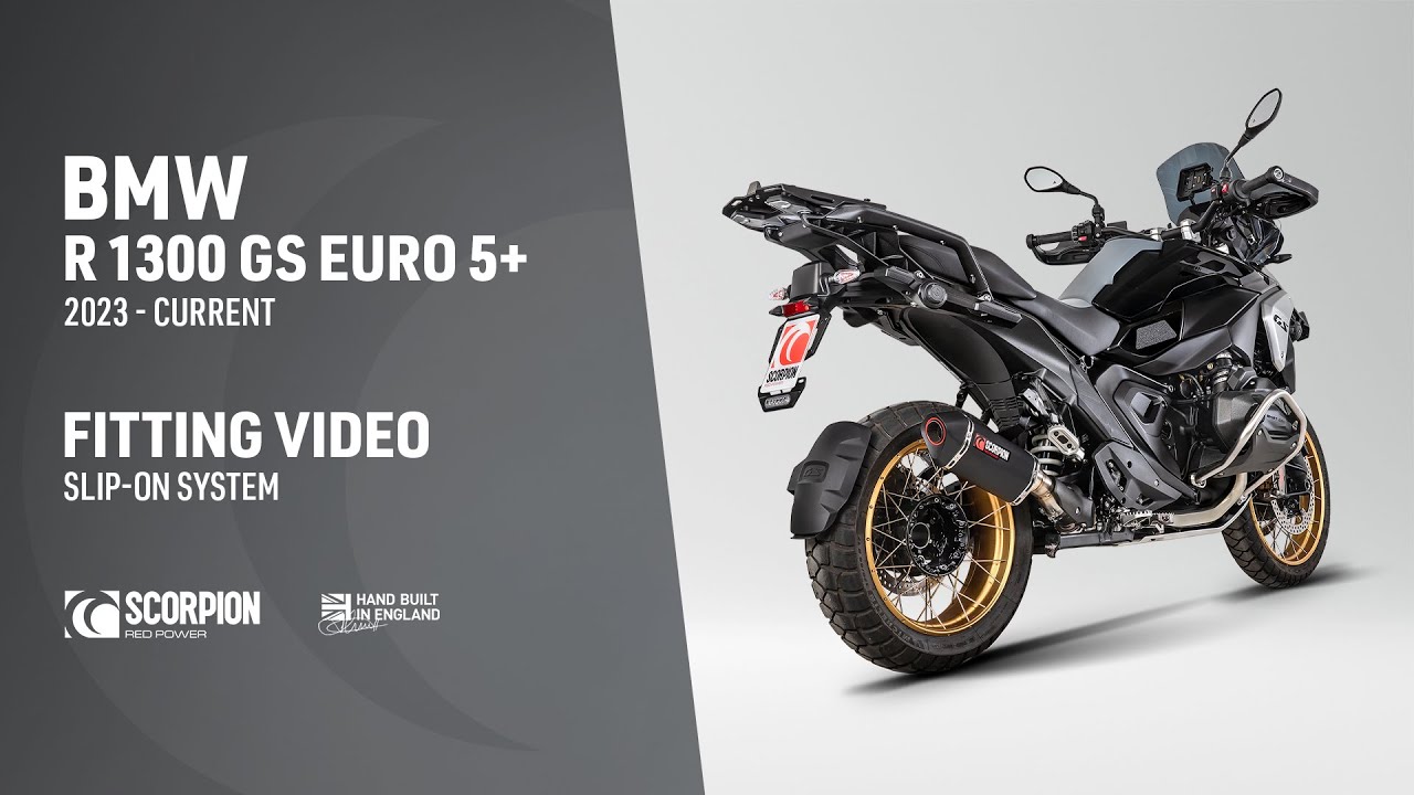 BMW R 1300 GS Euro 5+ Scorpion Exhaust Fitting Video