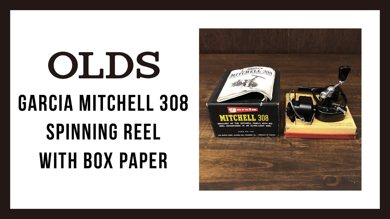 Garcia Mitchell 308 Spinning Reel With Box Paper Mint｜OLDS - YouTube