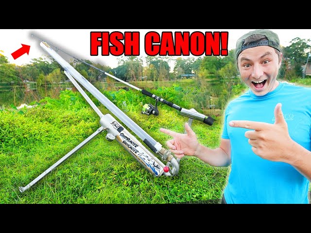 cannon fishing pole 3 x Century Old School Carbon Carp Rods. 13' 3.50lb T/C Vintage Carp Fishing Tackle Unfortunately there is a wide variety of reels and reel fittings and many vary as to how they are fitted Shore Cannon Plus Fishing