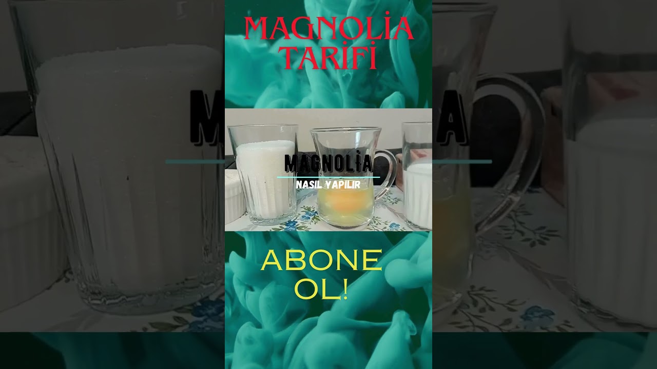 MAGNOLİA TARİFİ NASIL YAPILIR?  #pratiktarifler #food #cooking #yemek