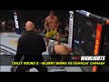 Crazy Round 2 [ Gilbert Burns vs Khamzat Chimaev ] Highlights