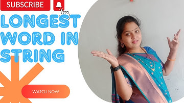 Find longest word in string in Java | Java interview Questions