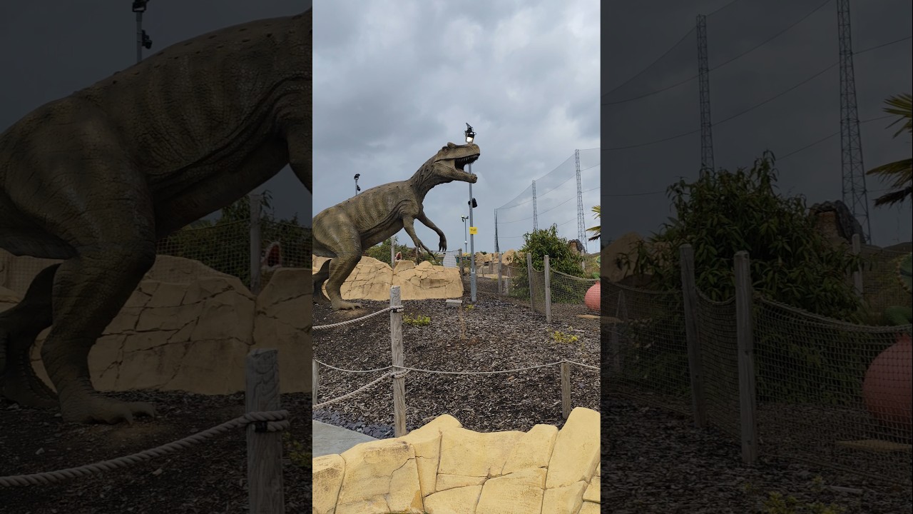 Dinosaur Golf 🦖⛳: "Can Eileen keep her composure playing under the deformed T-Rex 🦖❔"