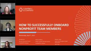 How to Successfully Onboard Nonprofit Team Members