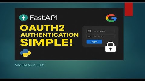 🔥 Python FastAPI Google Login Tutorial | OAuth2 Authentication