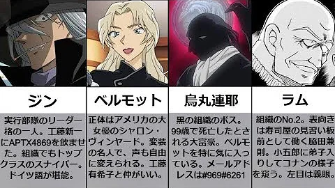 名探偵コナン 黒の組織 メンバー一覧 ランキング 比較 Mp3