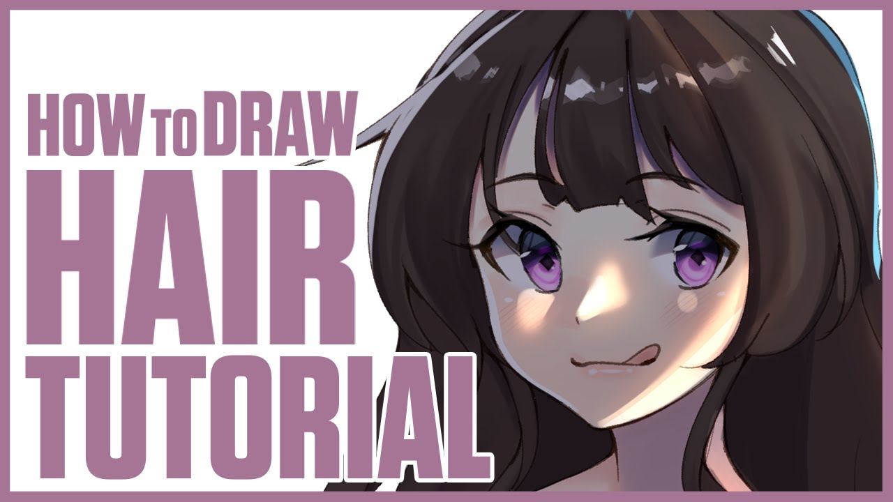 How to Draw anime girl hair #animeart #pencilart #pencil #howto