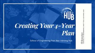 Creating Your 4-Year Plan