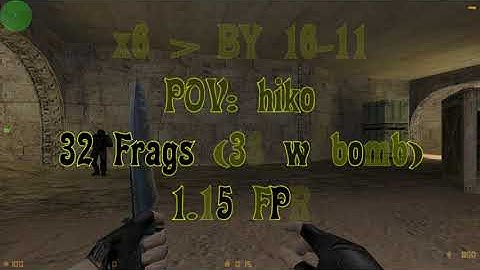 hiko vs BY - ESEA Invite Season 10 - de_dust2 (4k)