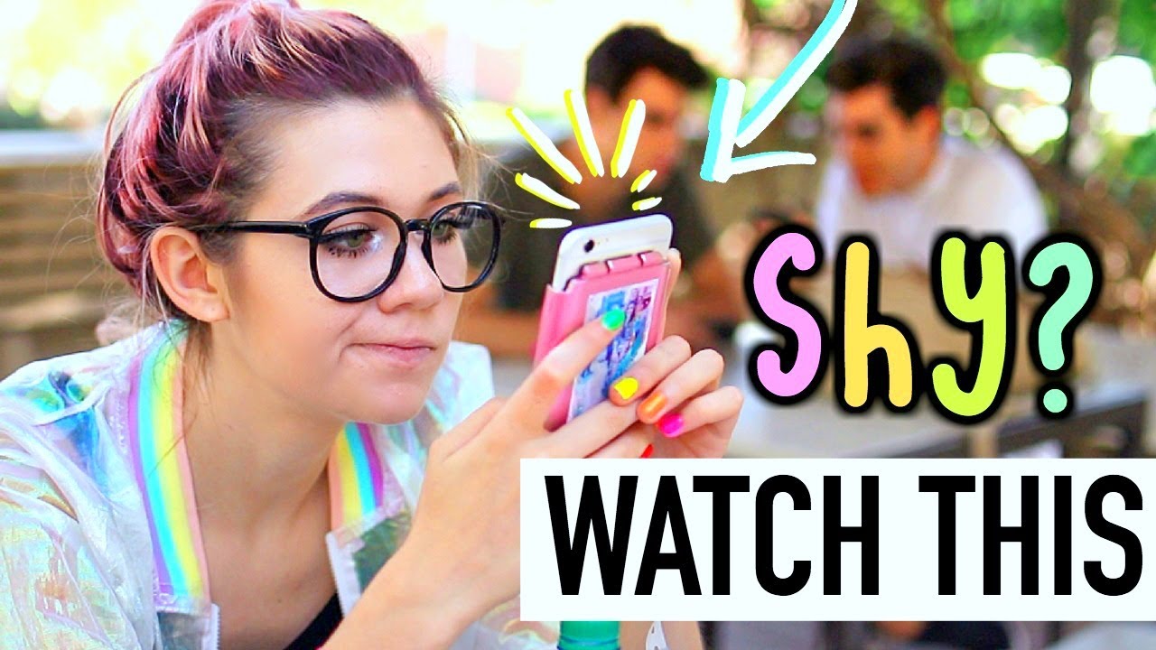How to Get Through Being Shy for Back to School - YouTube