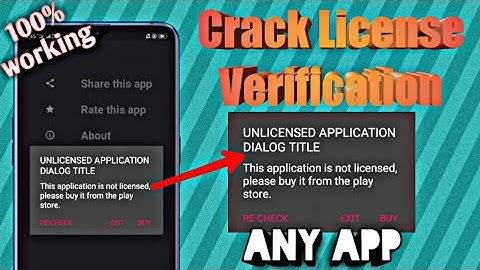 How to Remove License Verification - Any App - Easy Method #LicenseVerification #PaidAppForFree #tvw