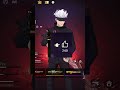 Akun Free Fire Bundle Gojo Satoru Tidak Kerawat kalian Mau #freefire #shorts 