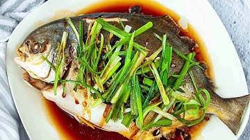 🐟 Authentic Chinese Steamed Whole Fish – Easy & Flavorful Recipe! 🥢