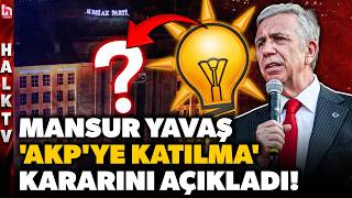 Mansur Yavaştan Akpye Geçecek Mi̇si̇ni̇z? Sorusuna Net Yanit İstifasının Perde Arkasını Anlattı
