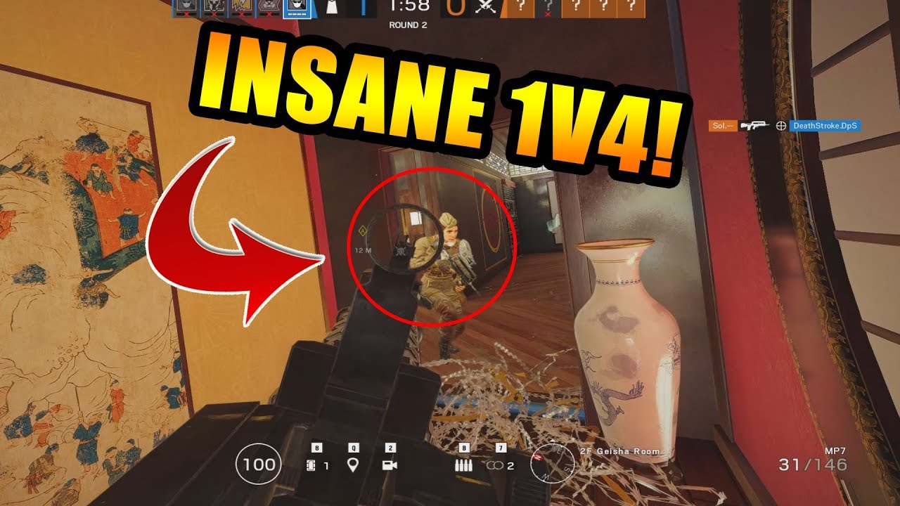 INSANE 1v4 Recruit Clutch - Rainbow Six Siege - YouTube