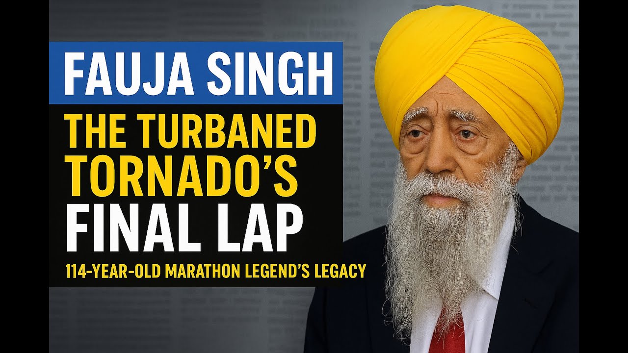 Turbaned Tornado" Fauja Singh Dies at 114 in Hit & Run | NRI Driver Arrested in 30 Hours