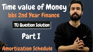 Time Value of Money | Chapter 3 | Amortization | BBS 2nd Year Finance | TU Solution - Part 1